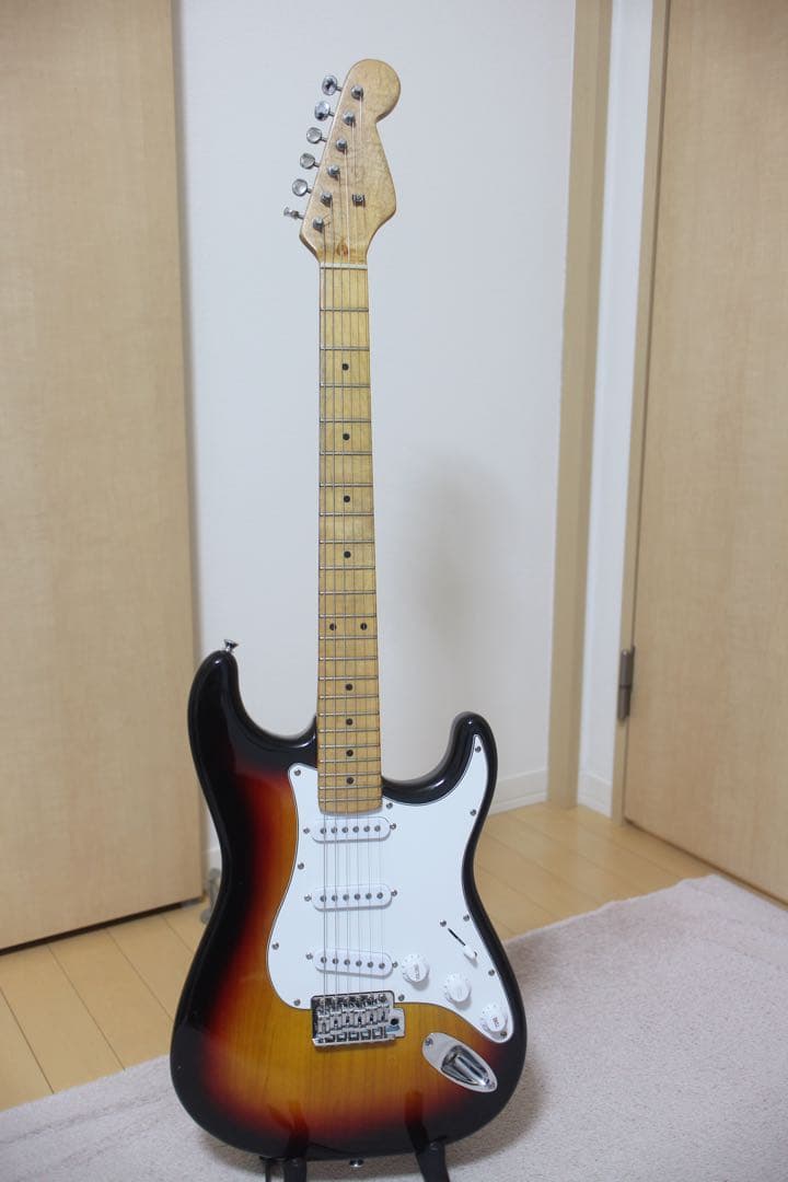 STー57 ジョンフルシアンテ風カスタム バリ虎杢ネック コンポーネント