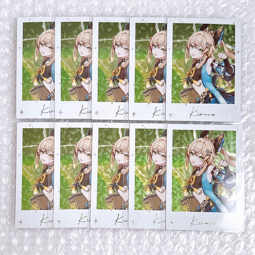 原神 fes チェキ カード 綺良々 10枚セット - メルカリ