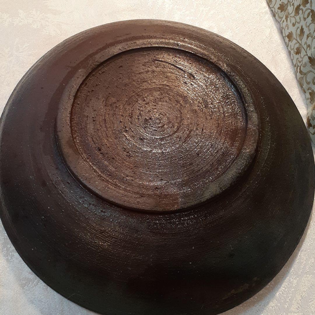 故、石田陶春　作　焼締め大鉢