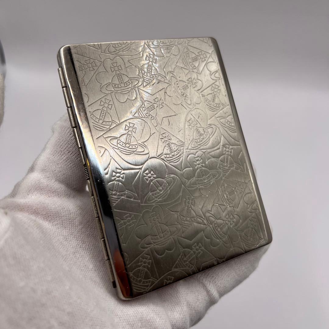 【廃盤】 vivienne westwood シガレットケース　シルバー　オーブ