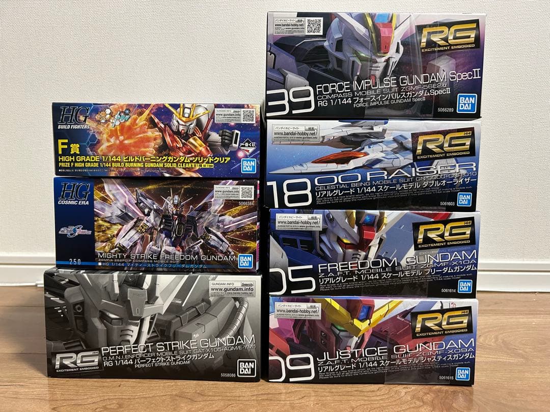RG HG ガンプラ7点まとめ売り
