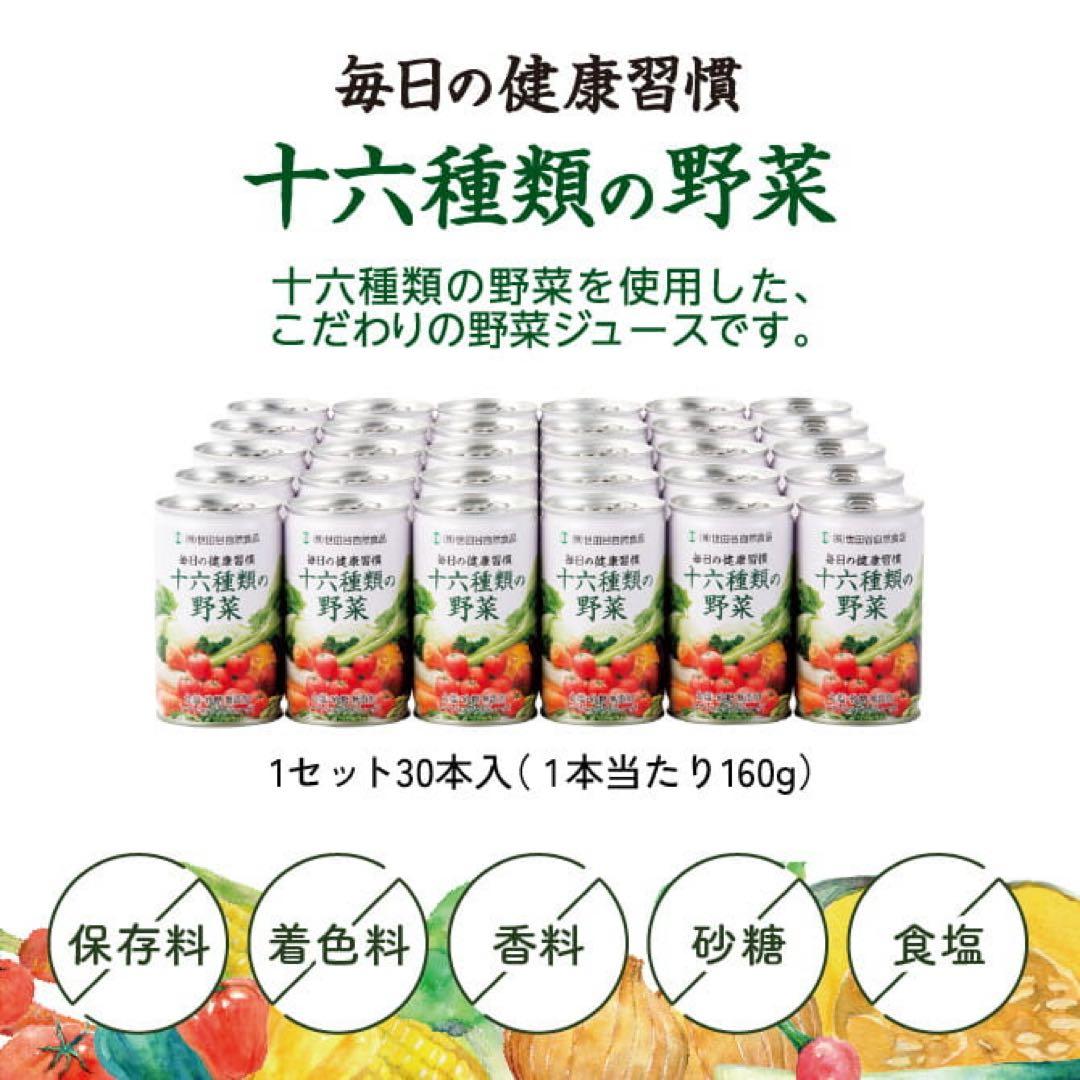 ゴルファーさん用 世田谷自然食品　十六種類の野菜ジュース　30本セット