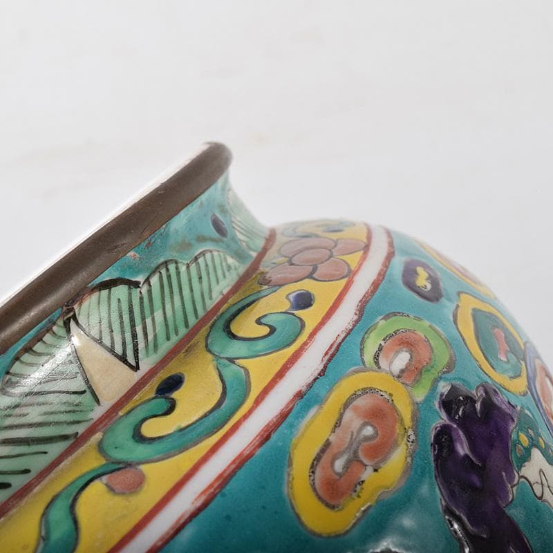 momo様専用 中国 粉彩 人物魚藻文壺 花瓶 M 7499の通販はau PAY