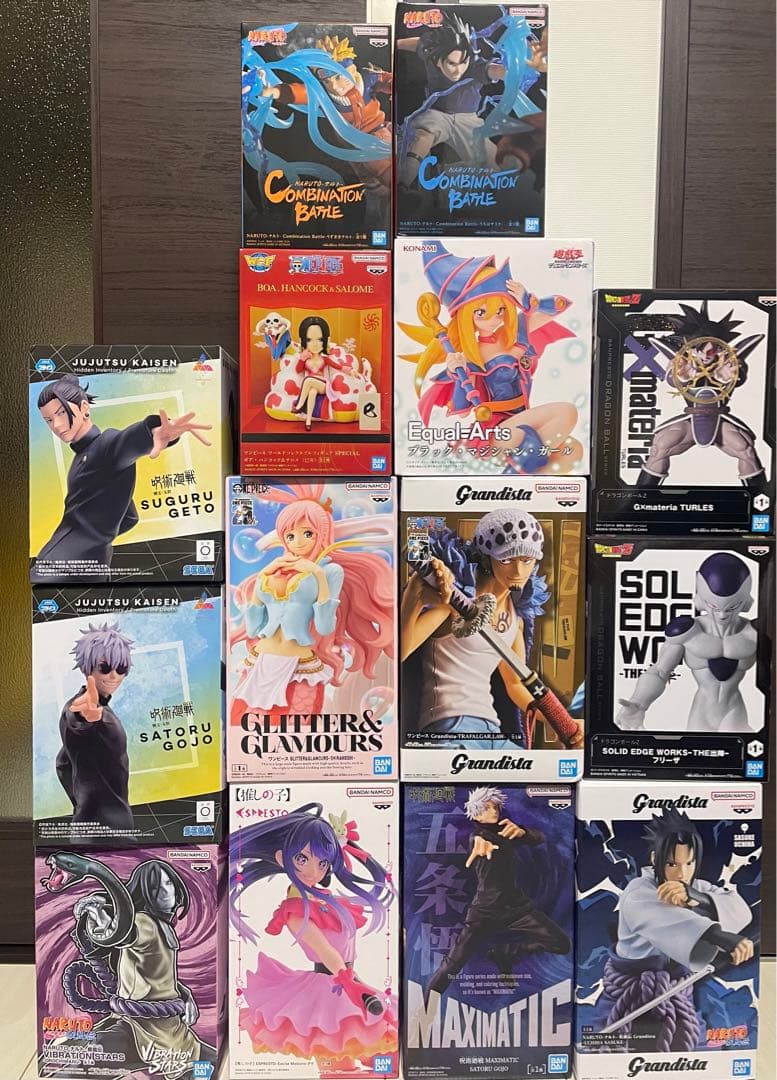 最新プライズフィギュアまとめ売り ワンピース ドラゴンボール ナルト