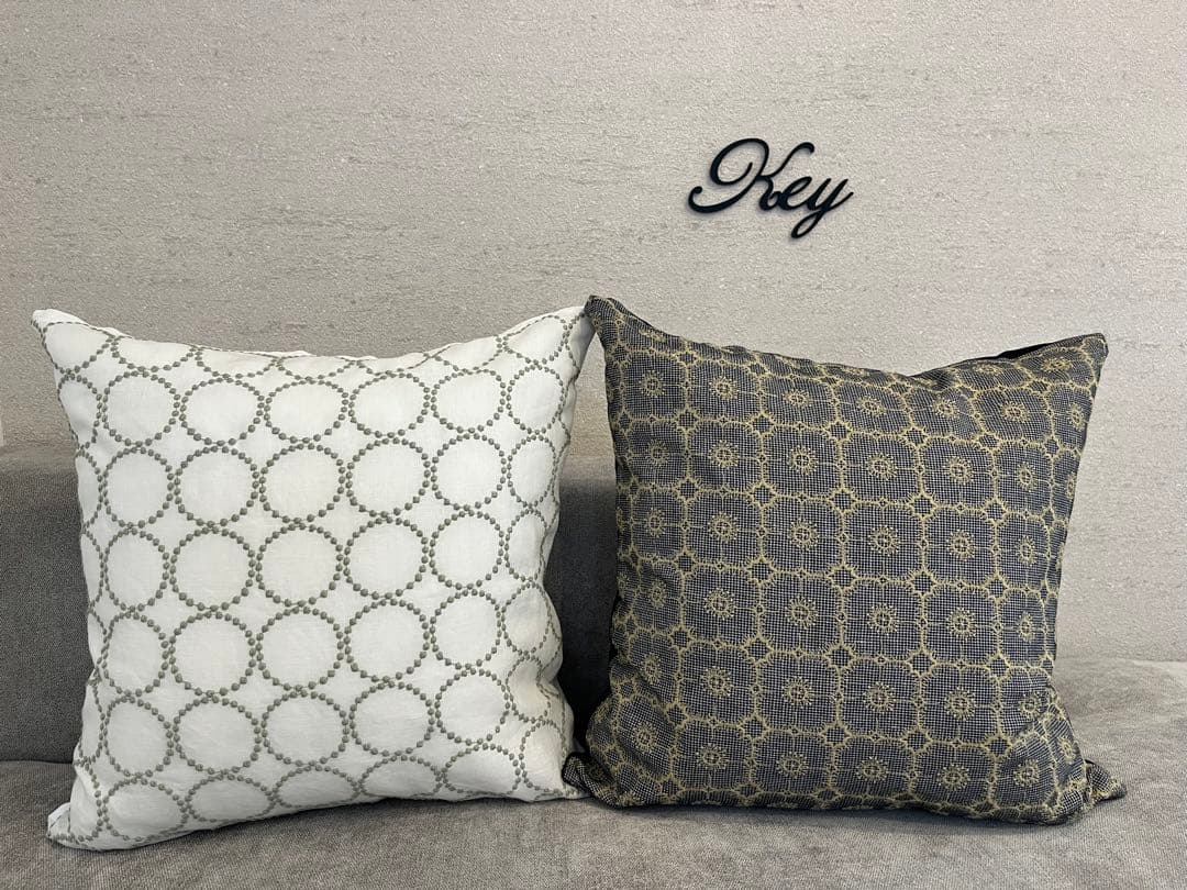 ミナペルホネン　ハンドメイドクッションカバー★タンバリンホワイトxミント