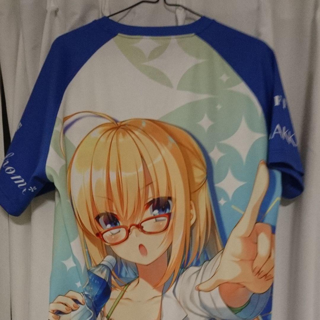 Vtuber 星川サラ アニメTシャツ フルグラフィックTシャツ