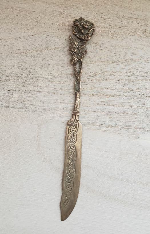 アンティーク バター ナイフ 薔薇 銀 アンティーク バター ナイフ 薔薇 銀 【公式通販】