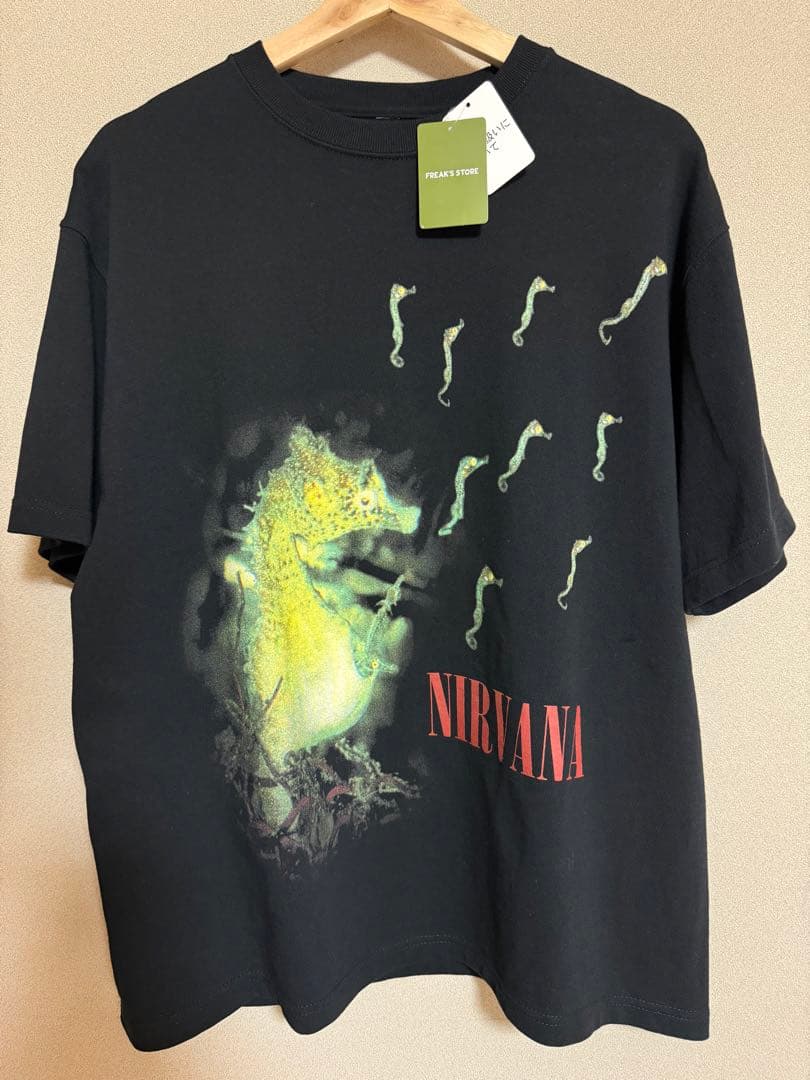 NIRVANA タツノオトシゴ Tシャツ ALL APOLOGIES TEE NIRVANA TEE