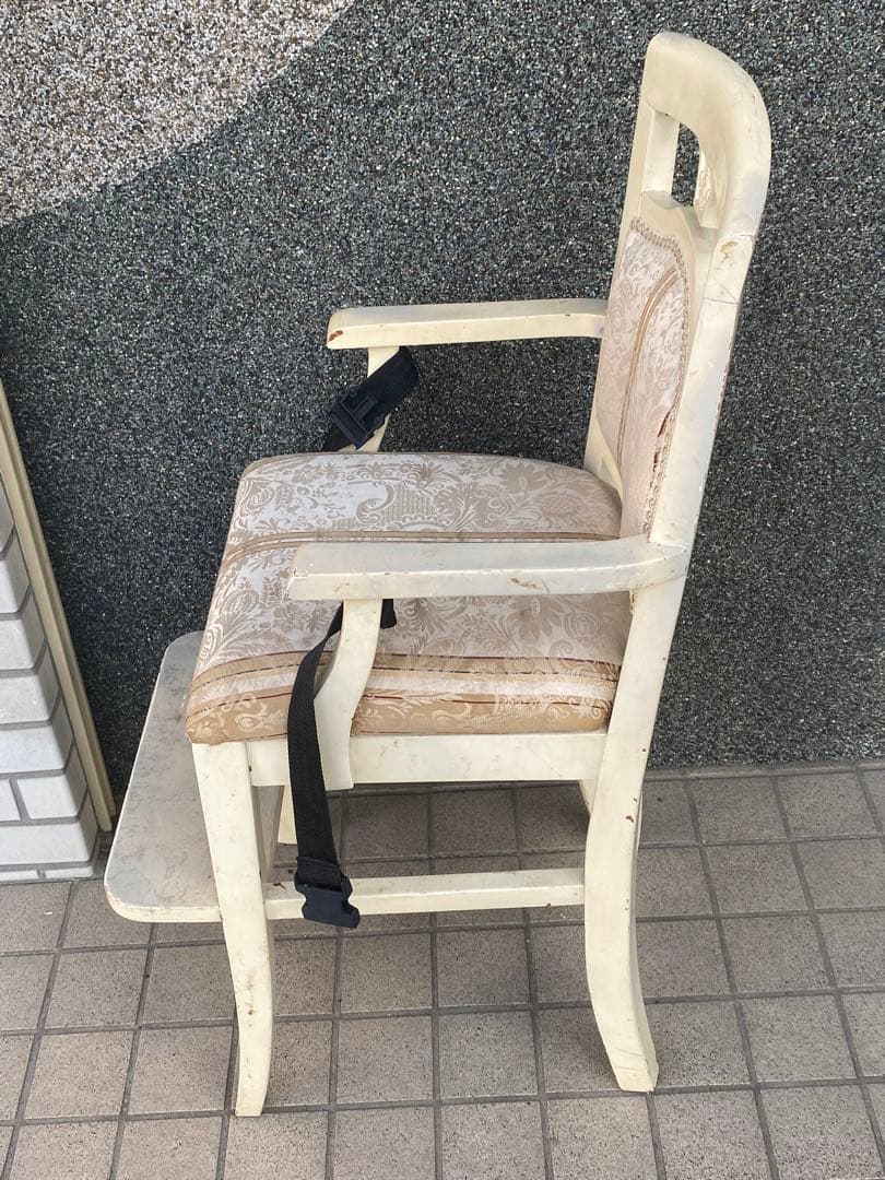 ロココ♡アンティーク ヨーロピアン☆超希少 キッズチェア☆ベルト付