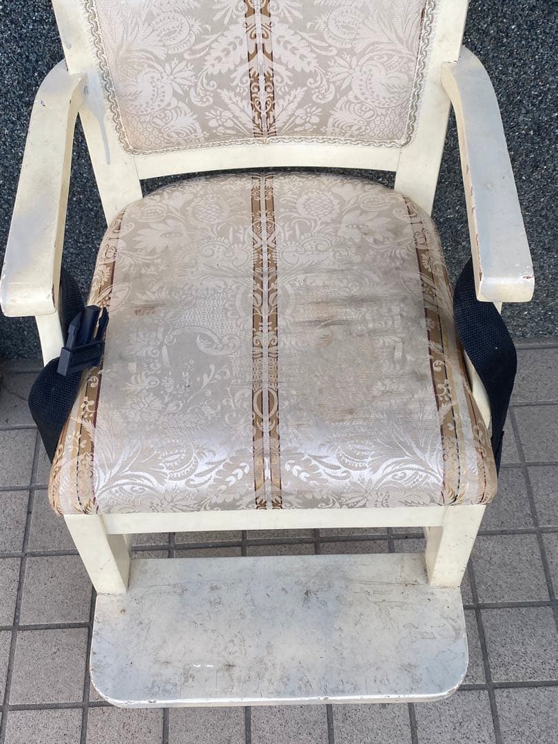 ロココ♡アンティーク ヨーロピアン☆超希少 キッズチェア☆ベルト付