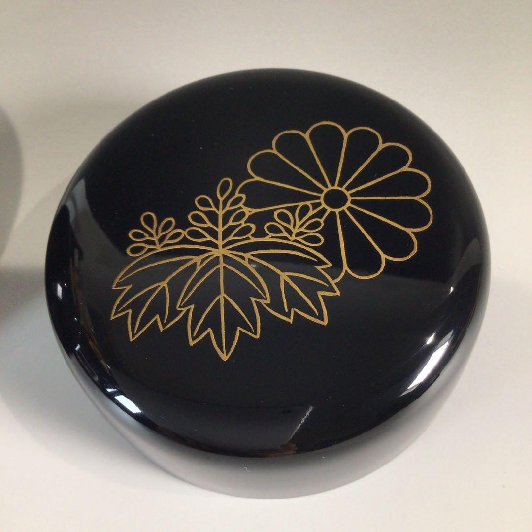 P359 棗 『八雲塗』『後渓石作』『菊桐蒔絵』『大棗』 共箱 茶道具