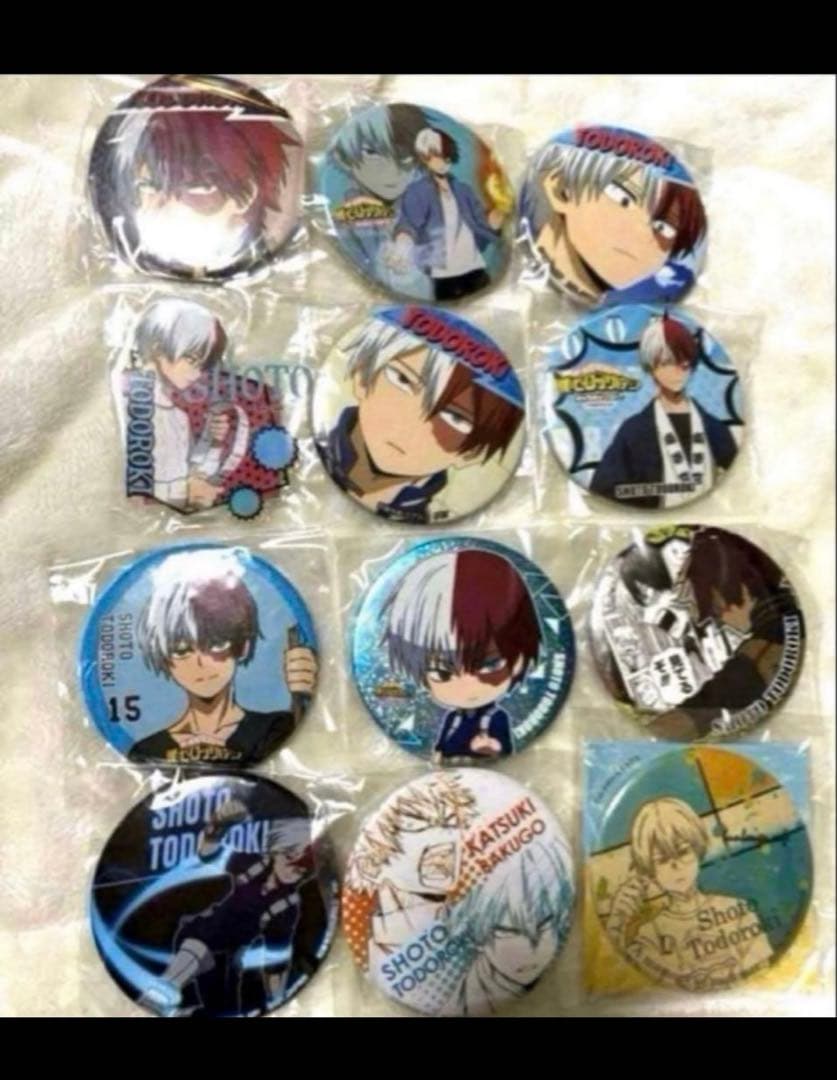 【まとめ売り】僕のヒーローアカデミア ヒロアカ 轟焦凍 缶バッジ ポストカード