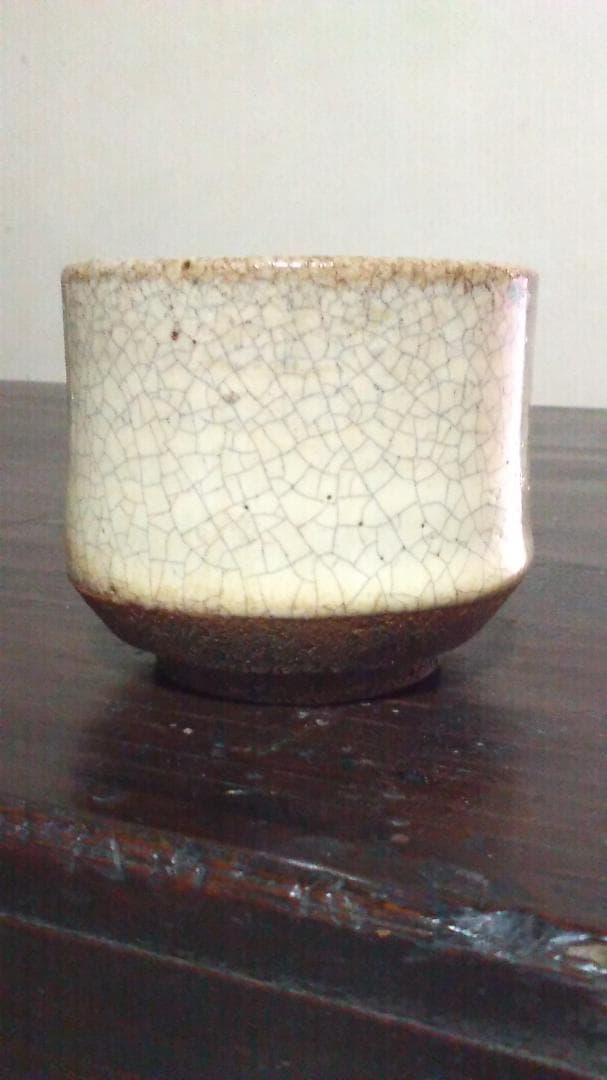 斑　唐津　筒盃　ぐい呑　無傷　保存箱付 斑 唐津 筒盃 ぐい呑 無傷 保存箱付 【公式通販】