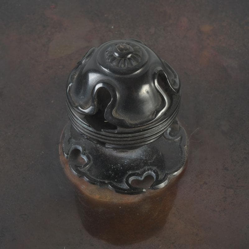 茶道具 釜師 畠春斎作 肩糸目 廣口釜 共布共箱 V 9865A - メルカリ