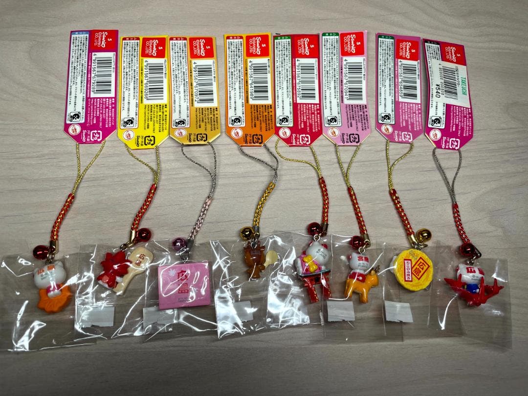 ご当地キティ　ハローキティ 　広島限定　　根付けストラップ