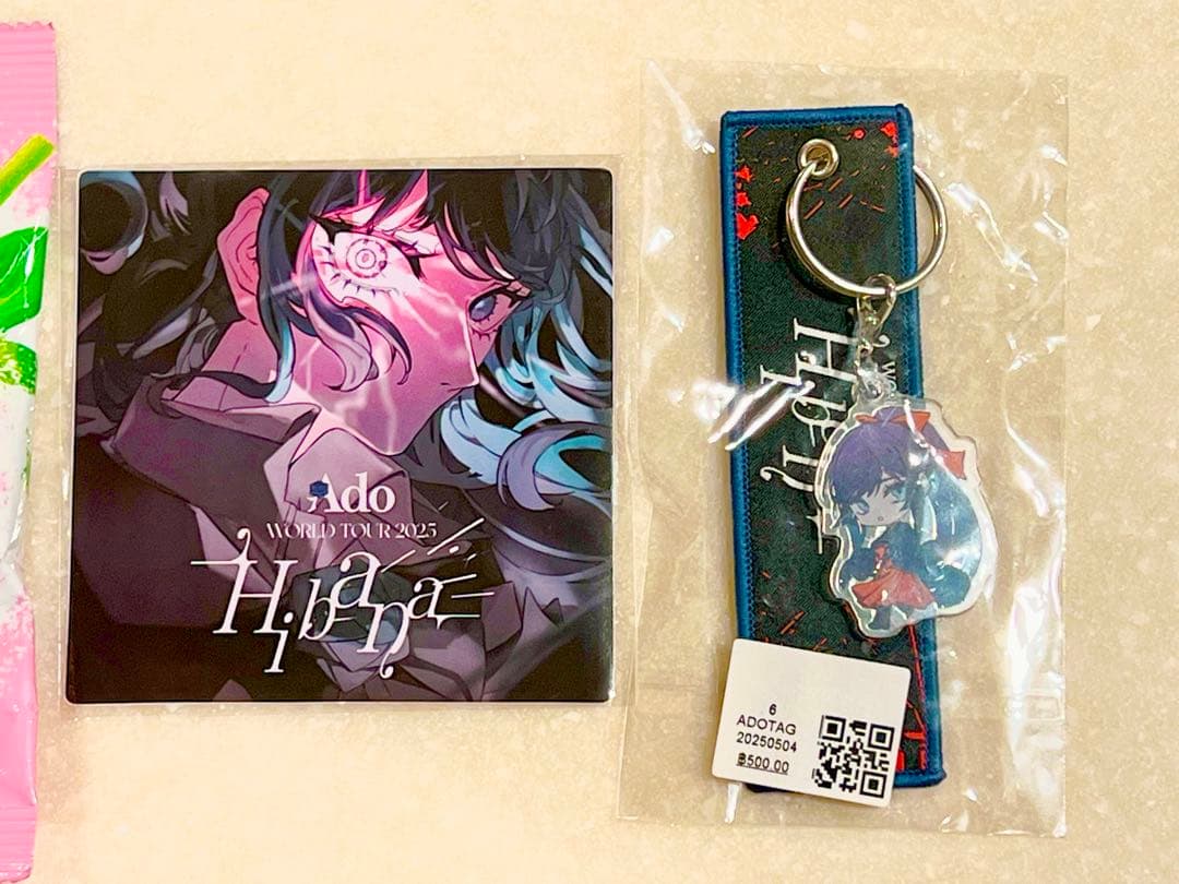 Ado Hibana アジア限定　世界旅行タグ　ステッカー　tag Asia