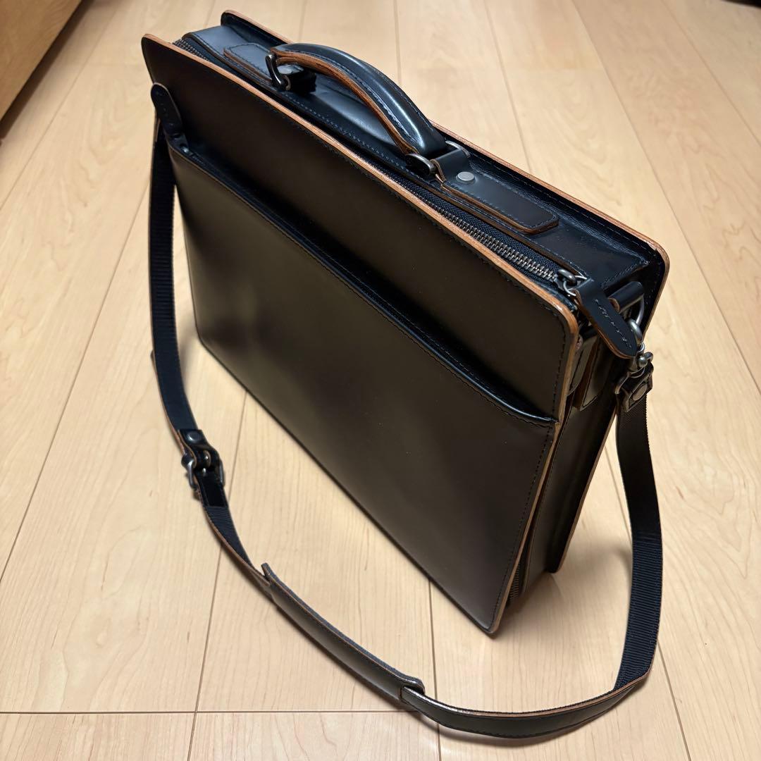 コンプレックスガーデンズ 枯淡 コタン 2wayブリーフケース 青木鞄　美品