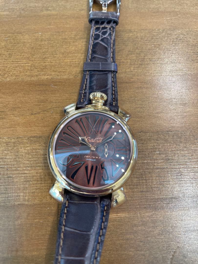 GaGa MILANO ガガミラノ MANUALE46 ゴールド 508501