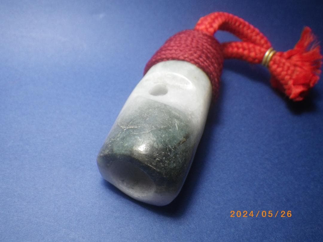 石笛 翡翠 240526－07 美術品・アンティーク・コレクション