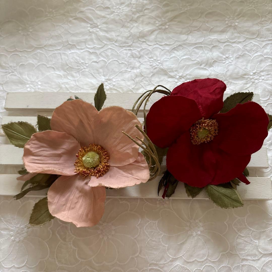 ピンクハウス コサージュ2個set