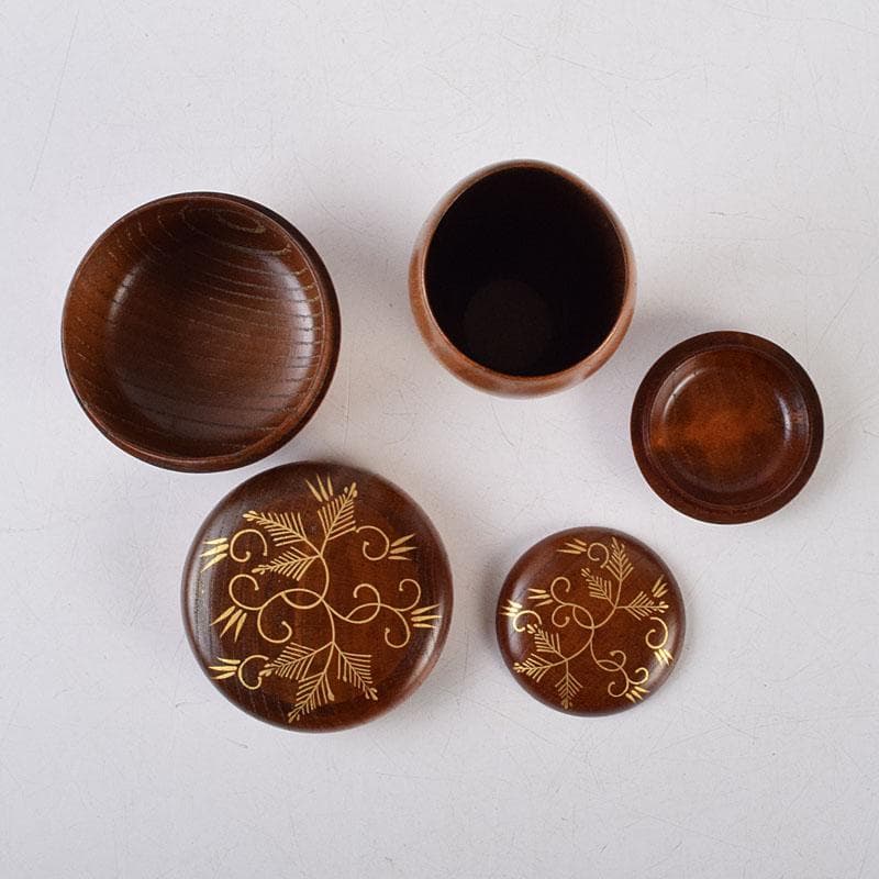 茶道具 青面朱茶箱 茶碗 金蒔絵 棗 香合など 七点 一式 仕