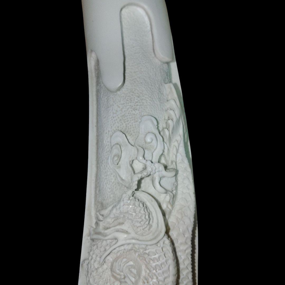 象牙風 龍精密細工 置物 鑑賞用 ヴィンテージ