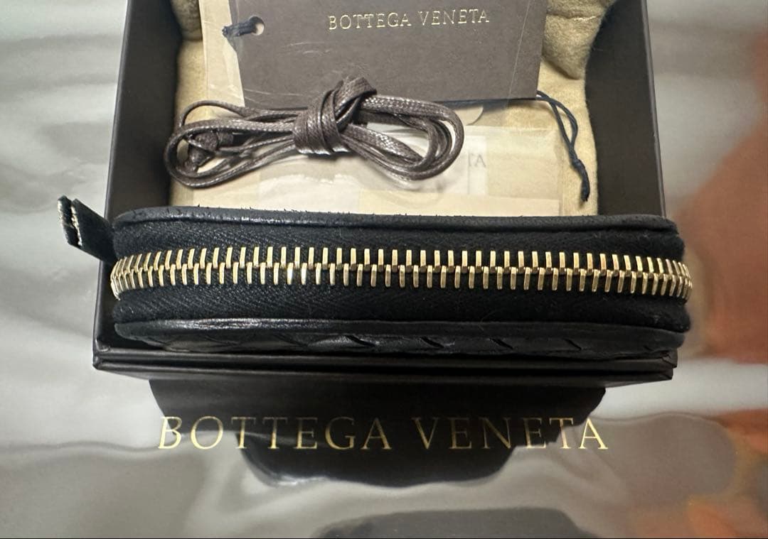★【極美品】ボッテガヴェネタ ケース ラム／ネロブラック／ゴールド✨✨✨1️⃣