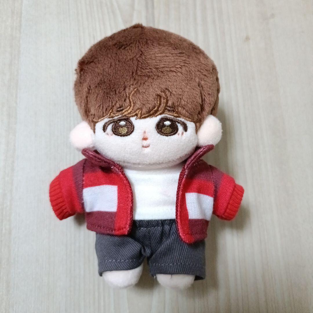 BTS ジミン ぬいぐるみ 洋服付き 10cm - メルカリ