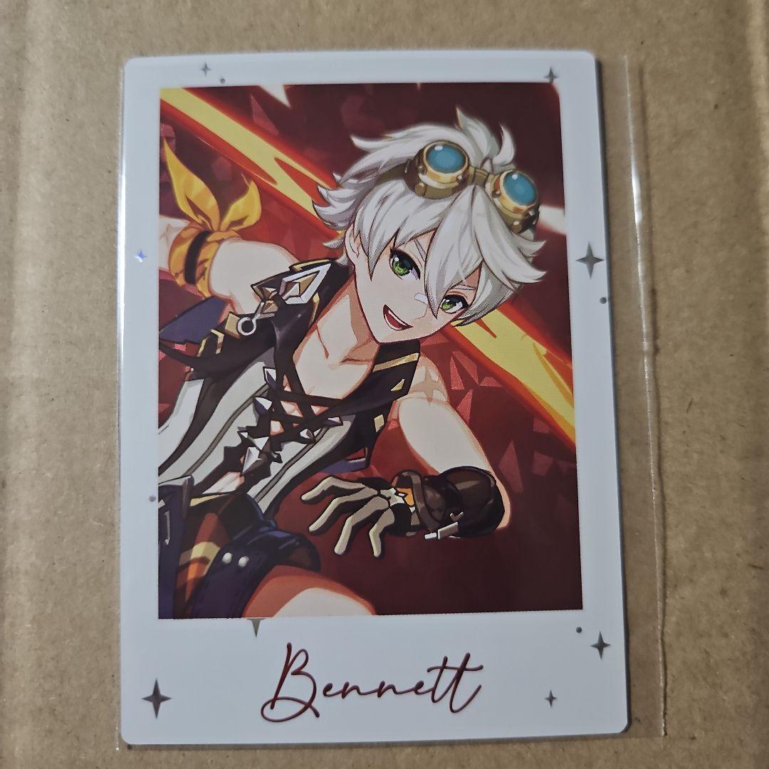 原神 中国 fes 2026 箔押し チェキ ポラロイド カード ベネット - メルカリ