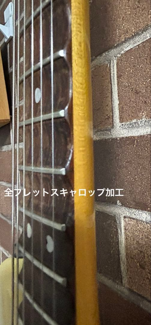 hibiki様 スクワイヤーFSR Vibe Mustangスキャロップ加工