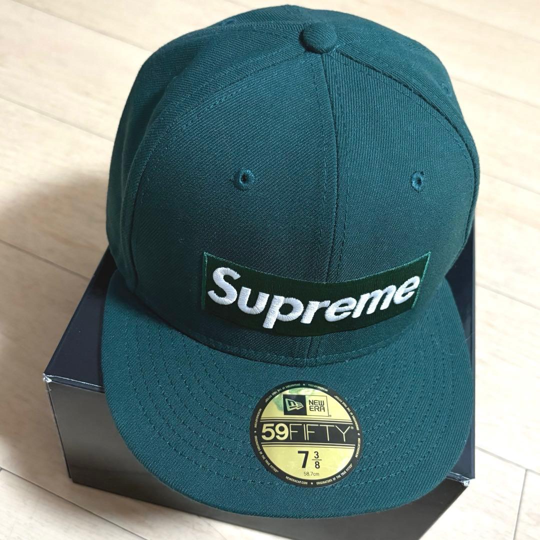 Supreme 59FIFTY キャップ ダークグリーン 7 1/8 ニューエラ Supreme