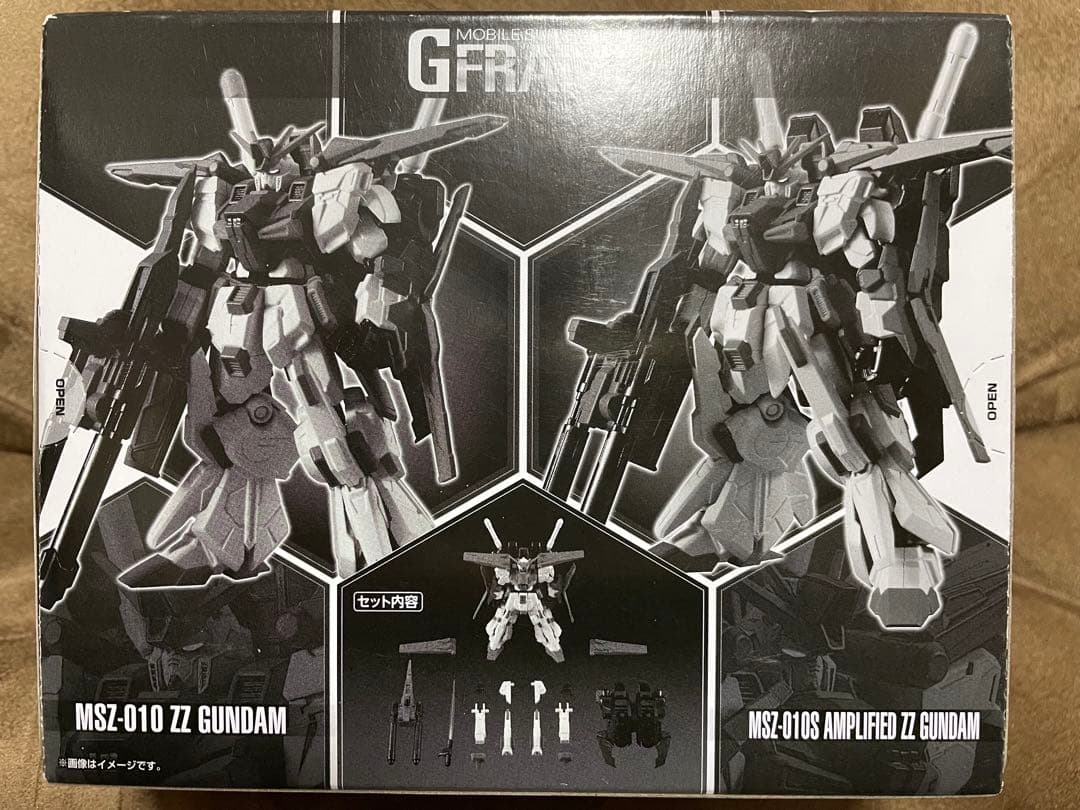 機動戦士ガンダム　Gフレーム ZZガンダム／強化型ZZガンダム【プレバン限定】