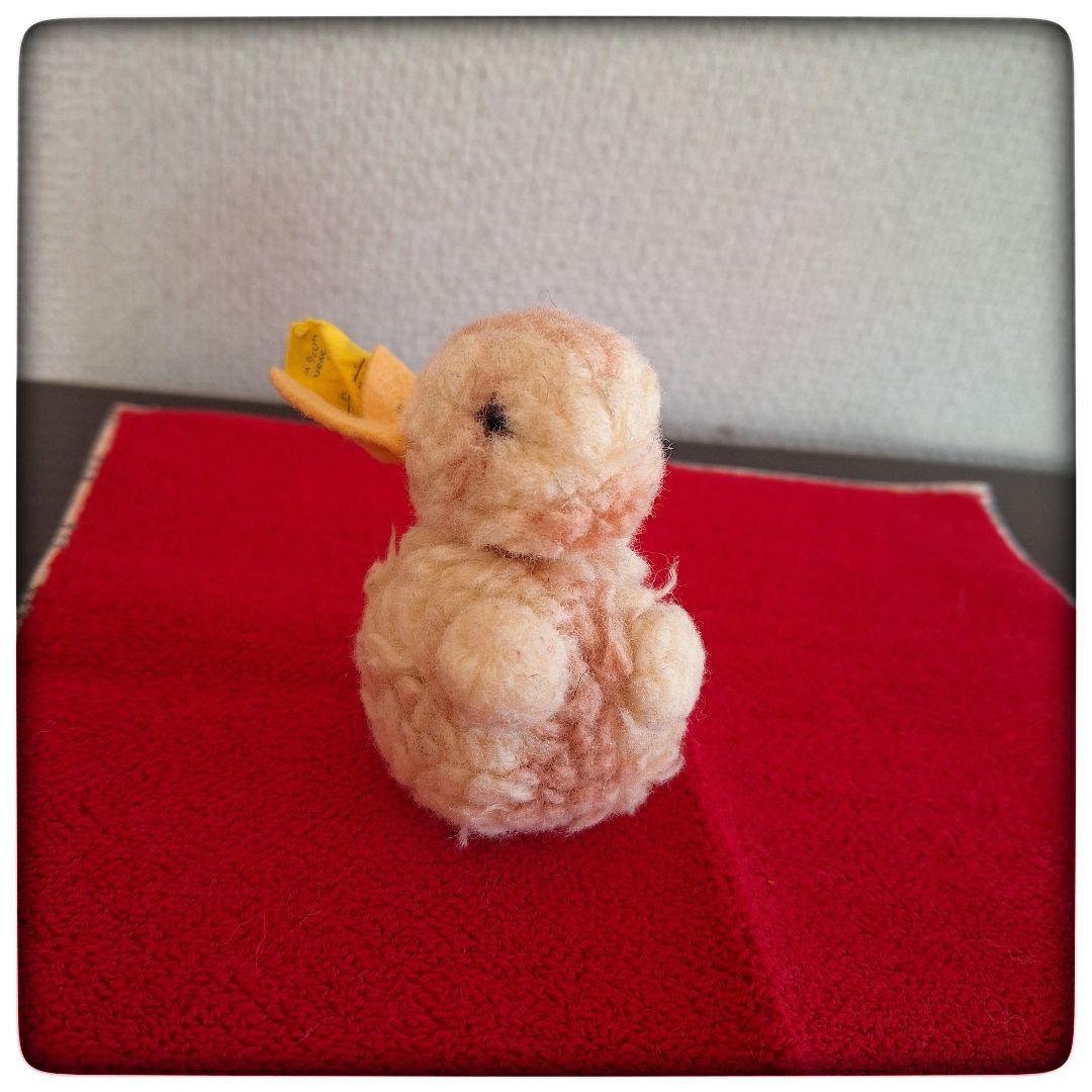 【Woll Hase ぽんぽんウサギ ツートンカラー】 ヴィンテージ シュタイフ