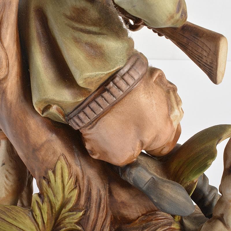 イタリア製 カポディモンテ フィギュリン 陶人形 置物 V R7065