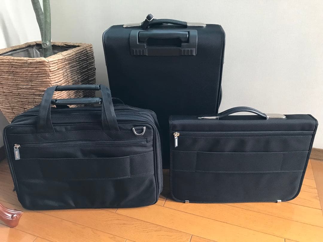 ロンカートスーツケースビジネスバック 3点セット