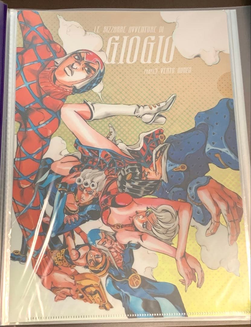 ジョジョの奇妙な冒険　原画展　クリアファイル１部〜８部