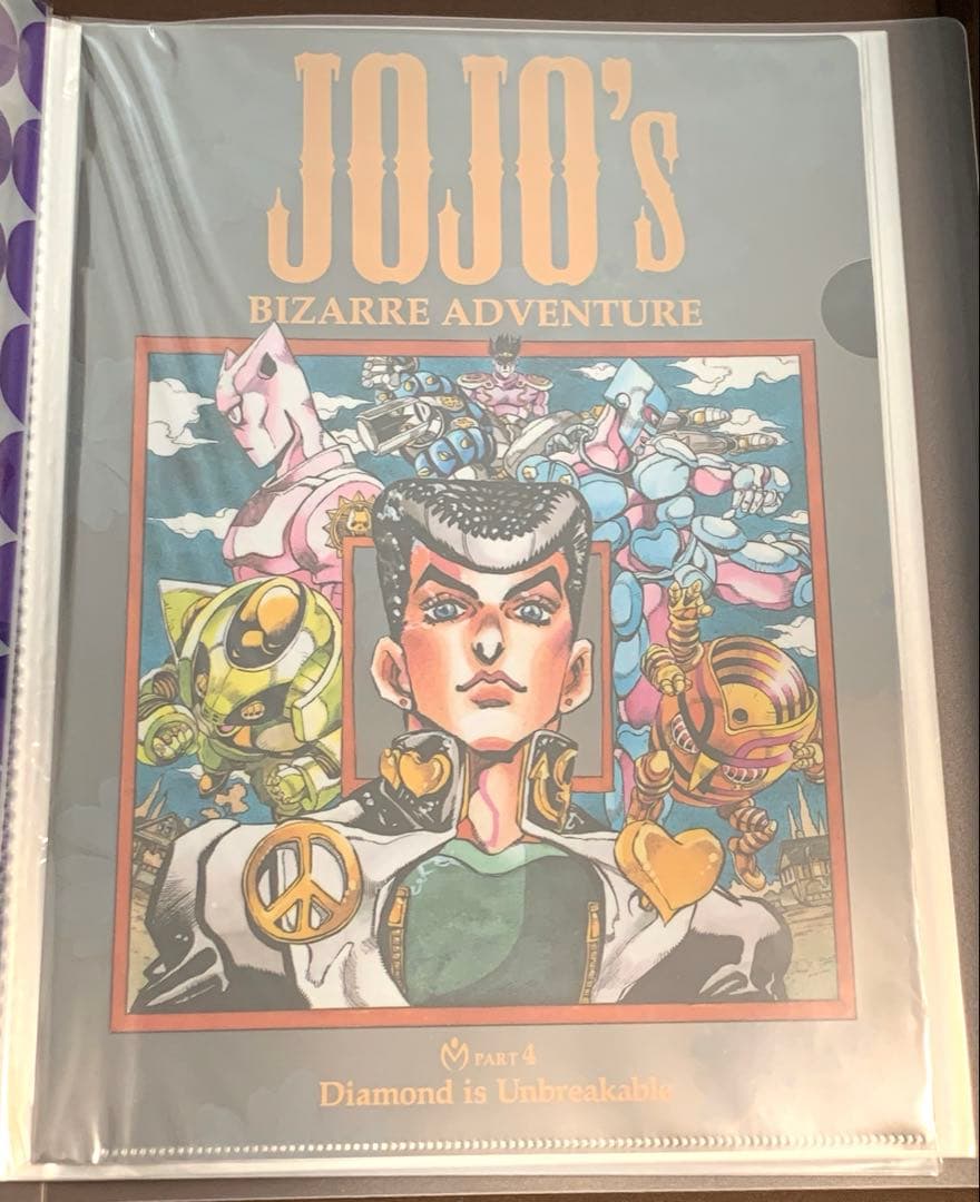 ジョジョの奇妙な冒険　原画展　クリアファイル１部〜８部