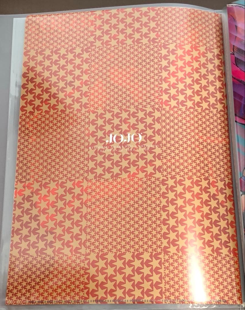 ジョジョの奇妙な冒険　原画展　クリアファイル１部〜８部