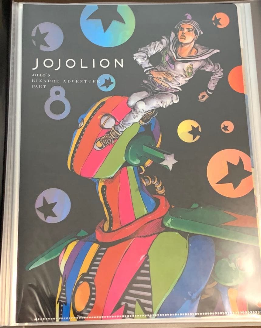 ジョジョの奇妙な冒険　原画展　クリアファイル１部〜８部