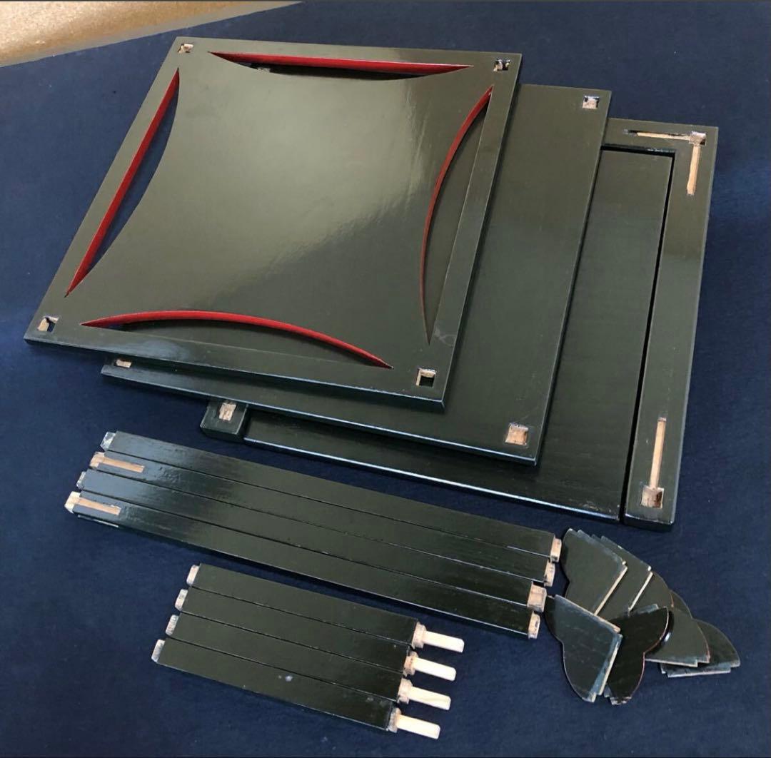 更に割引❣️「祖」碌々斎好 糸巻棚 中村宗悦作 組立式 元箱