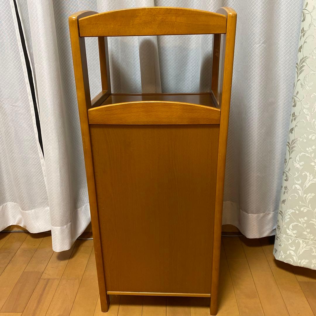 カリモク karimoku 木製サイドテーブル 天然木電話台・ファックス台