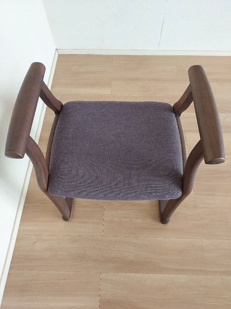 shirakawa スツール 木製 紫色