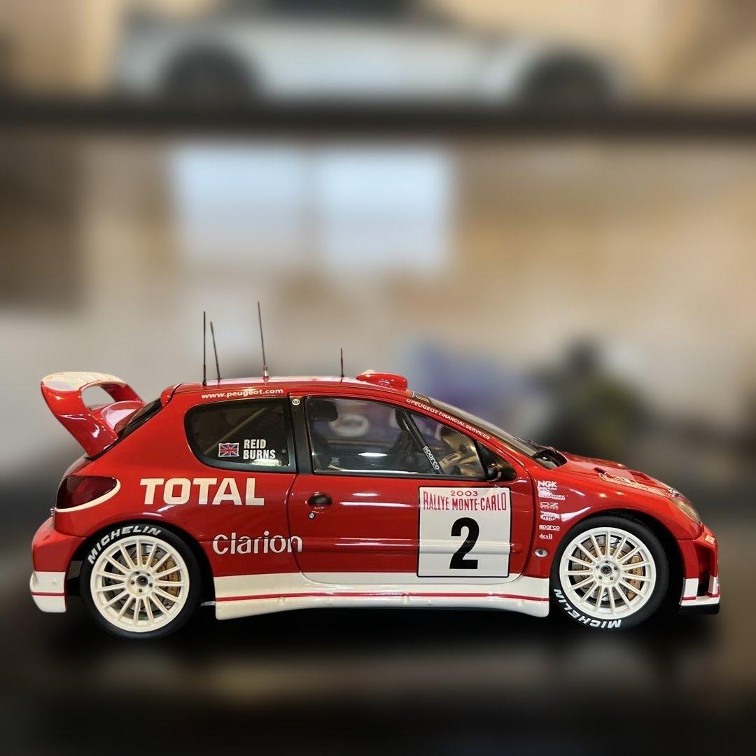 AUOTart製1/18 2003年プジョー206 WRC/リチャードバーンズ