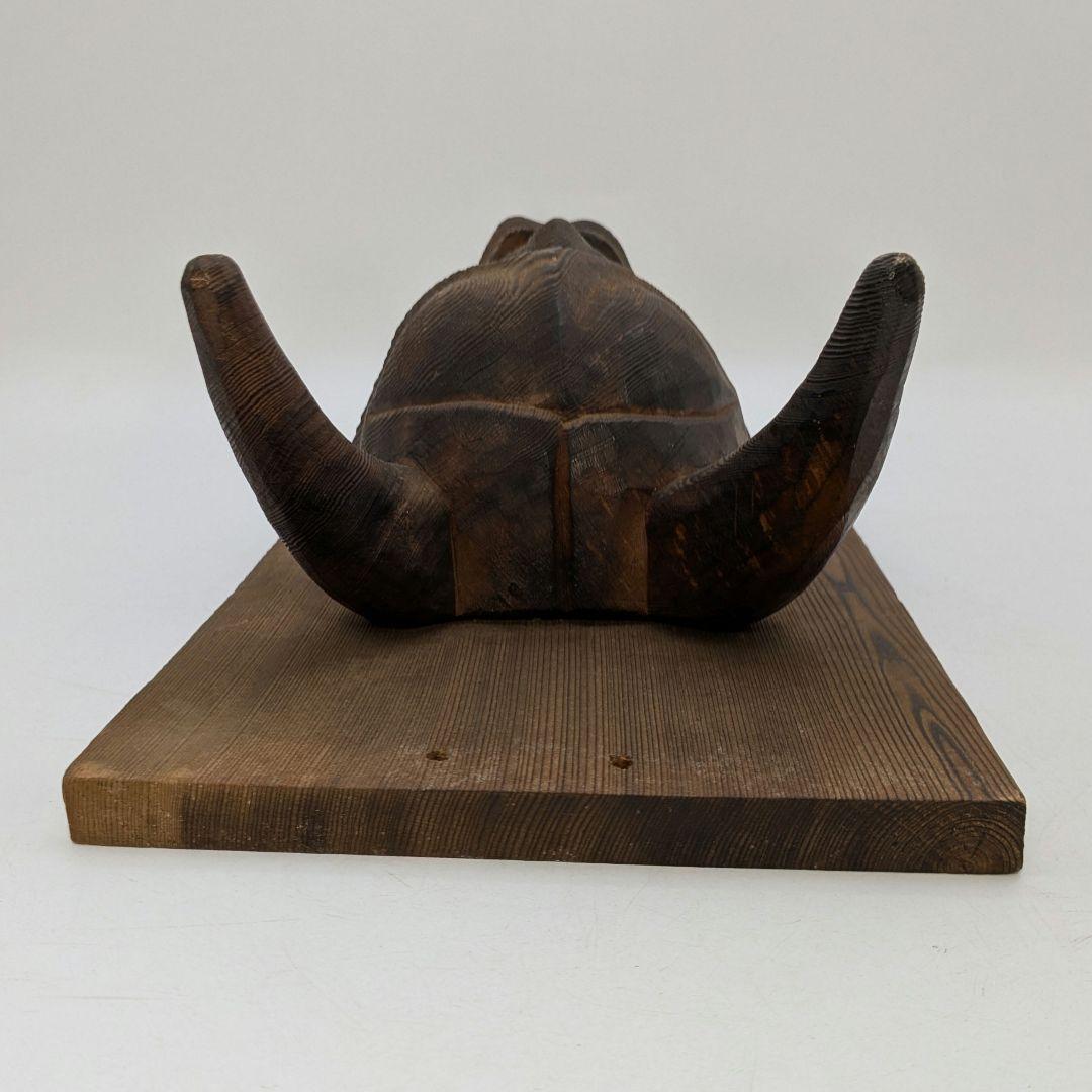 舟光 木彫り 般若のお面 魔除け 厄除け 最上稲荷 彫刻 壁掛け面 能面