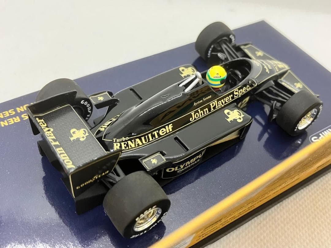 ★1/43★ロータス ルノー 97T★アイルトン・セナ★JPSタバコカスタム★