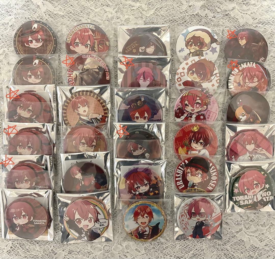 浦島坂田船 となりの坂田 缶バッジ まとめ売り