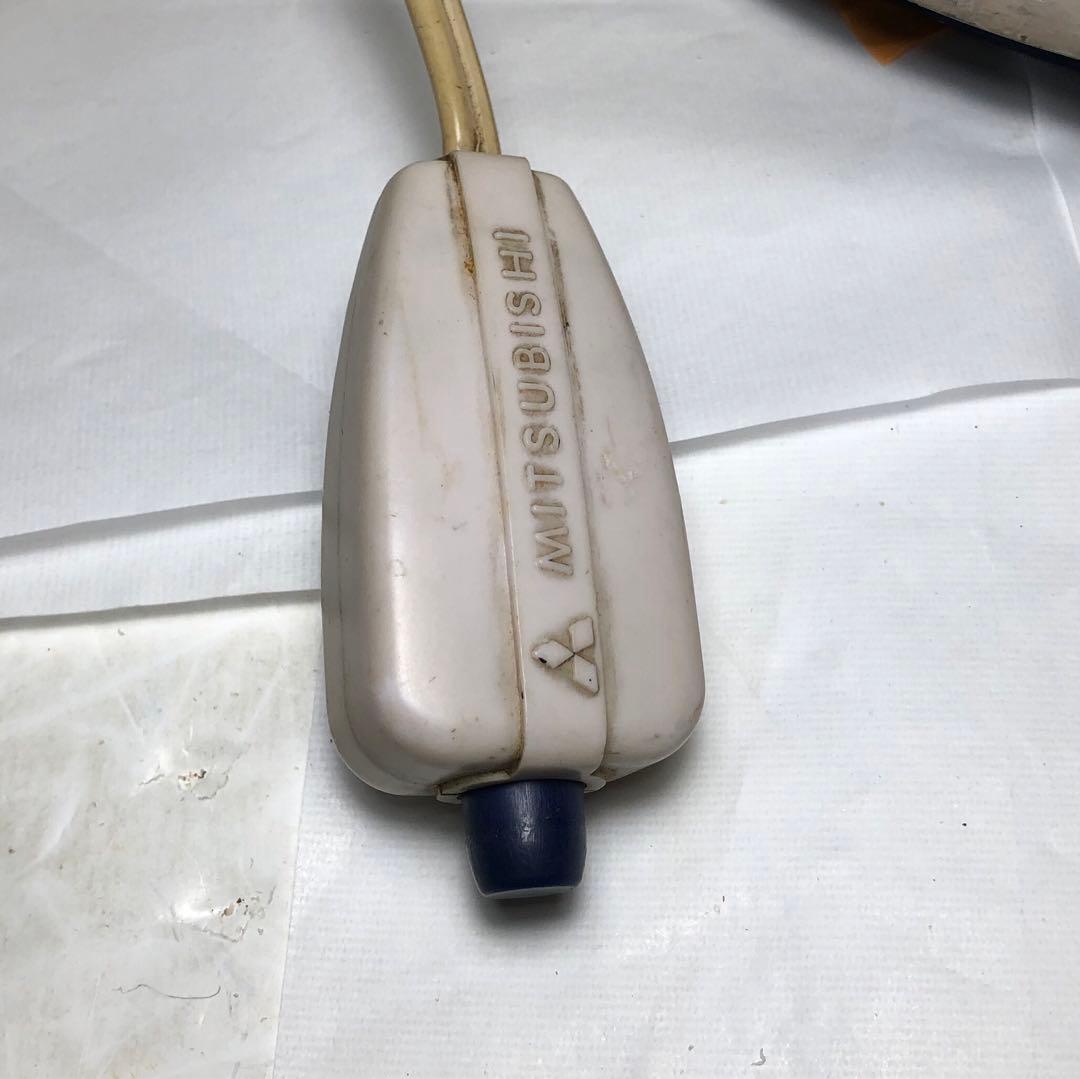 レトロ 扇風機 3枚羽 30cm扇 三菱 D-12M 藤 当時物