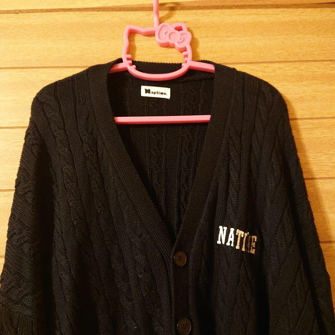 NAPTIME ニットカーディガン－BLACK