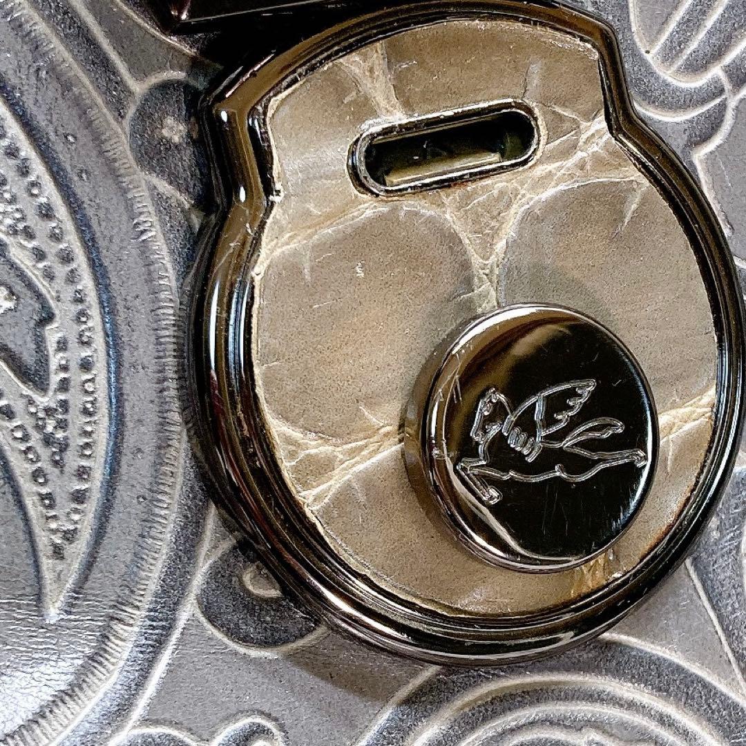 ✨綺麗✨ETRO エトロ マルゴット トートバッグ ペガサス金具 金具 レザー