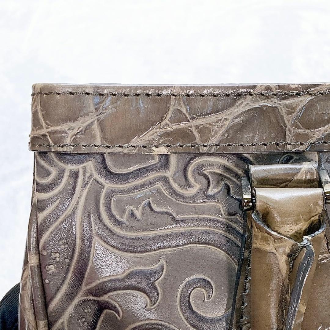 ✨綺麗✨ETRO エトロ マルゴット トートバッグ ペガサス金具 金具 レザー